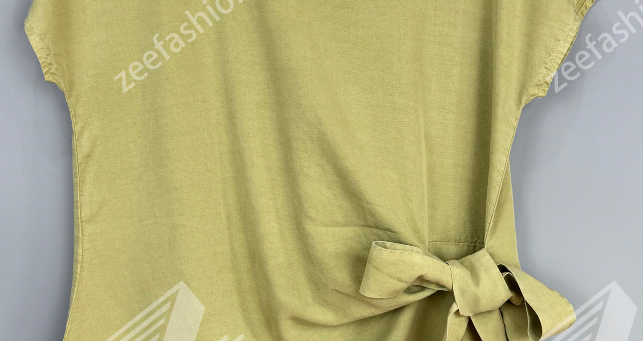 🌿SS26 100% Tencel™ Tie-Waist V-Neck Top: Breathe with Summer Breeze